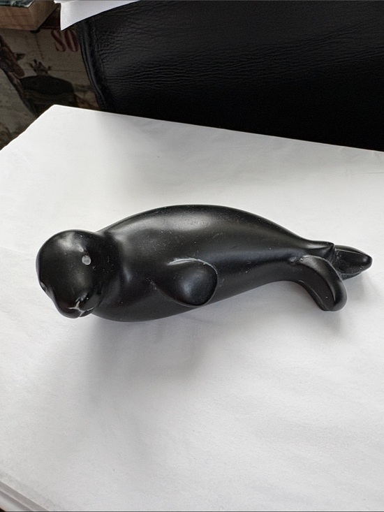 Boma Other - Vintage Canadian BOMA carved Natural Resin Sea Lion Haida First Nation Style